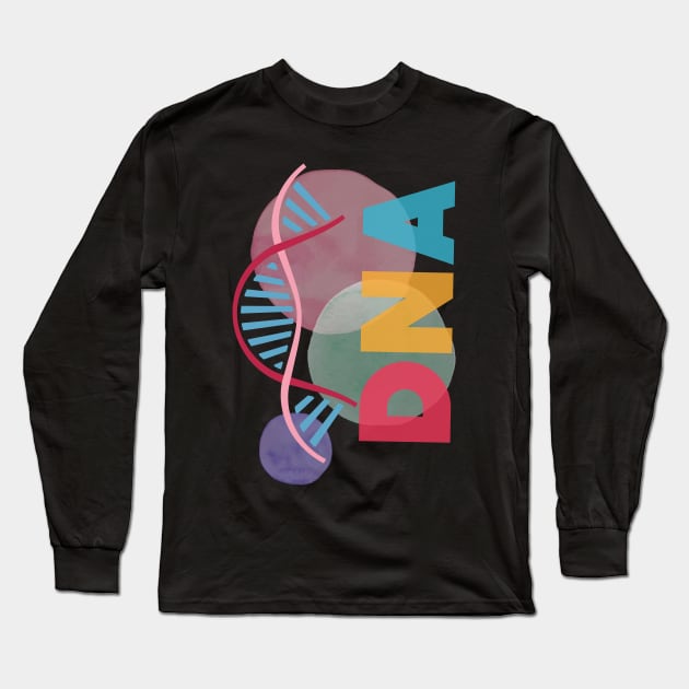 DNA Long Sleeve T-Shirt by Sciholic